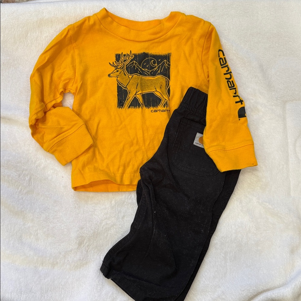 Carhartt Youth Golden Yellow and Black Set